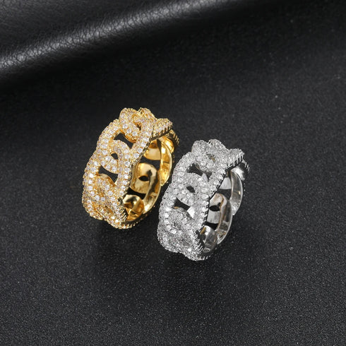 Iced Link Ring