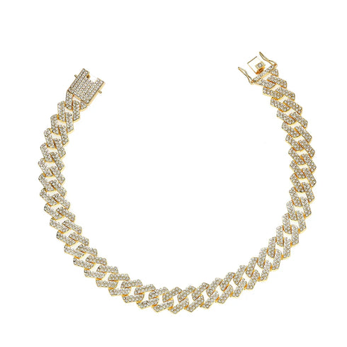 20mm Prong Set Cuban Link Chain