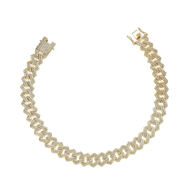 20mm Prong Set Cuban Link Chain