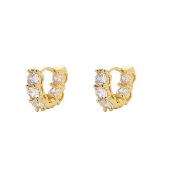 Tennis Hoop Earrings