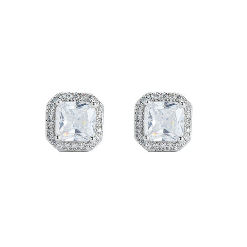9mm Cluster Stud Earrings
