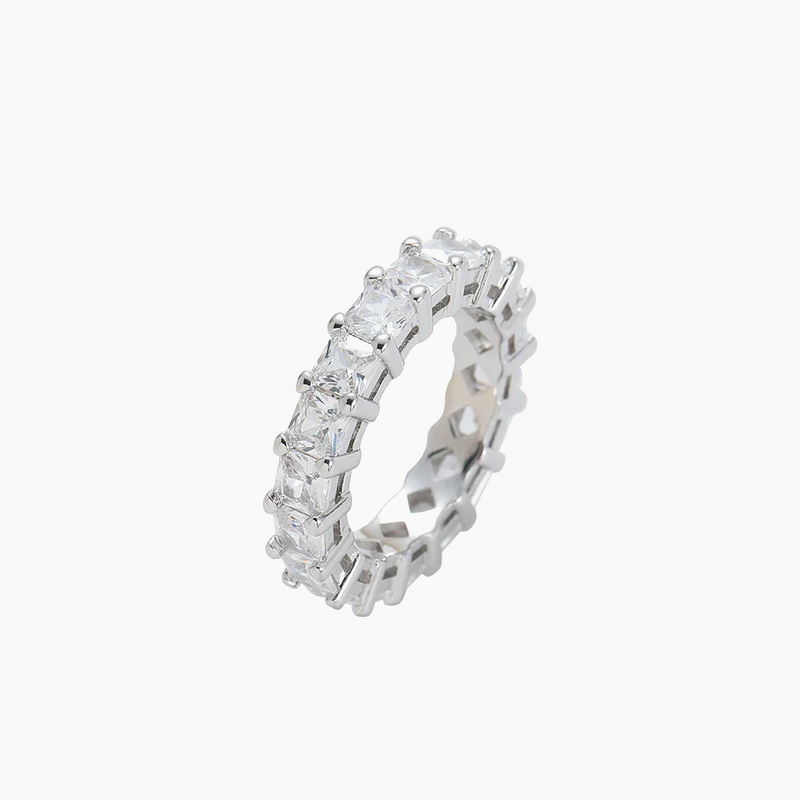 5mm Squared Tennis Ring