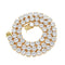 8mm Round Cut Tennis Chain