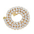 8mm Round Cut Tennis Chain