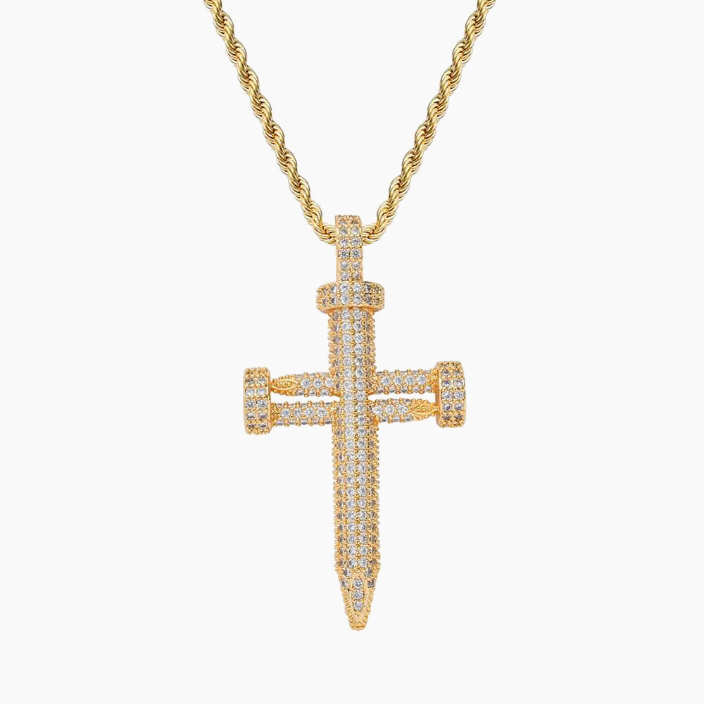 Nails Cross Pendant