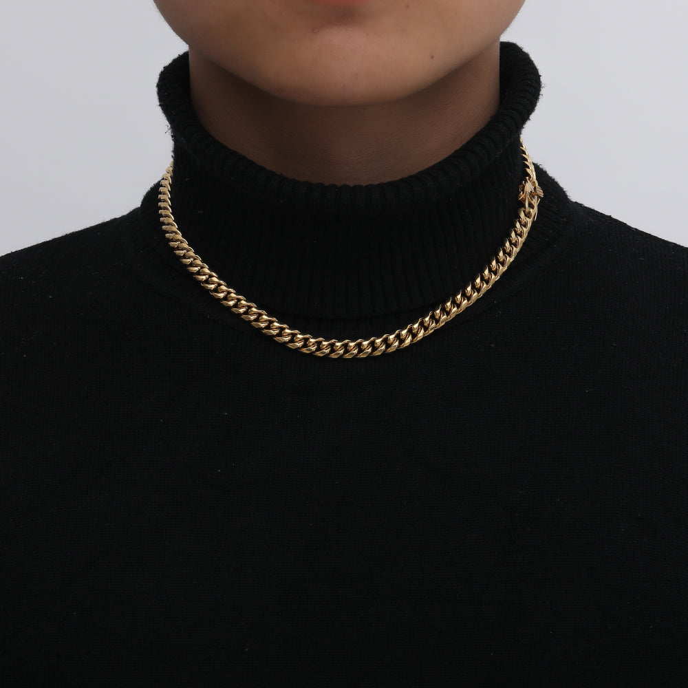8mm Miami Cuban Link Chain