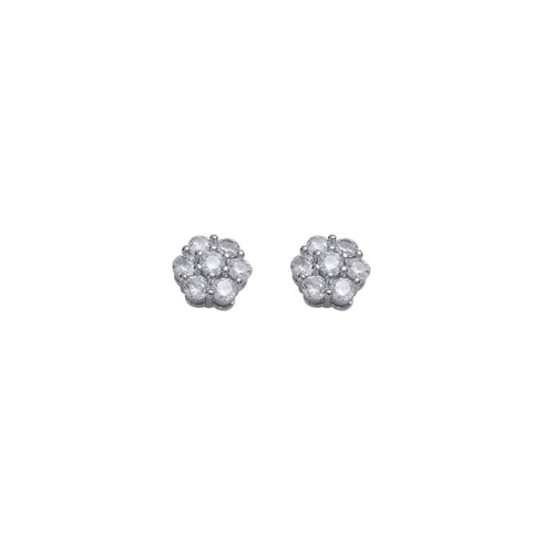 6 Stud Cluster Earrings