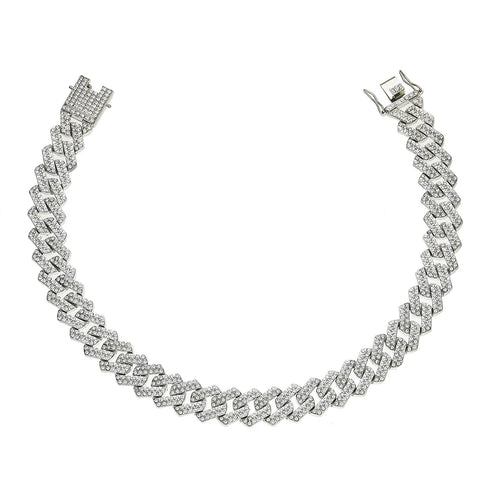 20mm Prong Set Cuban Link Chain
