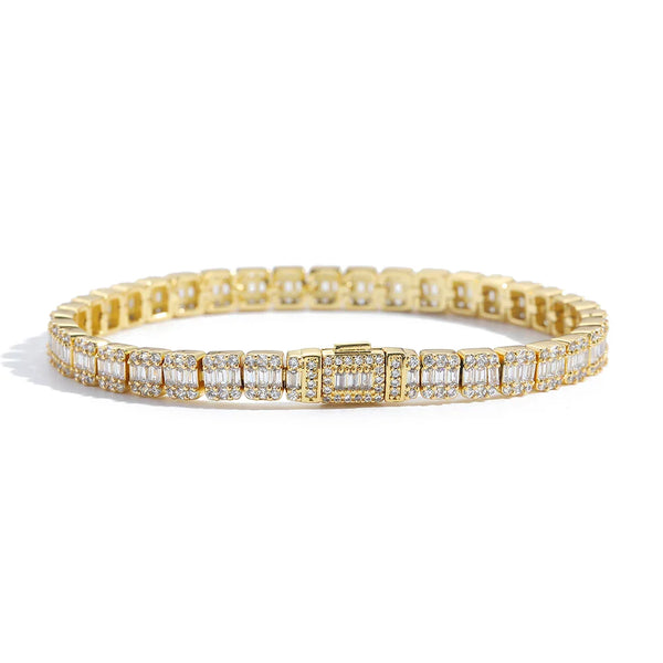 5mm Baguette Link Bracelet