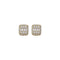 Baguette Cut Cluster Earrings