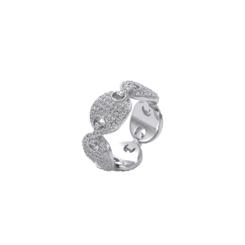 Iced Gucci Link Ring