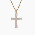 Baguette Cross Pendant