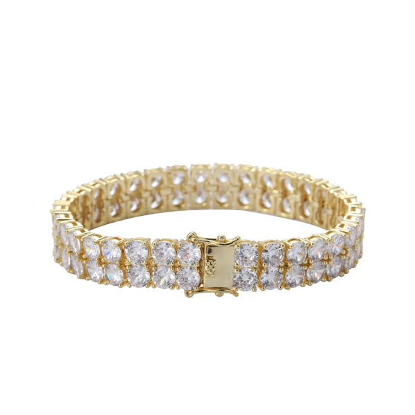 10mm Double Tennis Bracelet