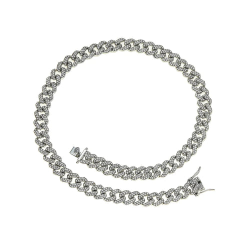 9mm Prong Set Cuban Link Chain
