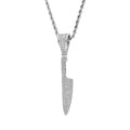 Iced Dagger Pendant