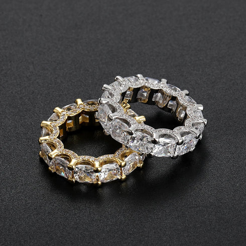 Prong Set Square Cut Ring