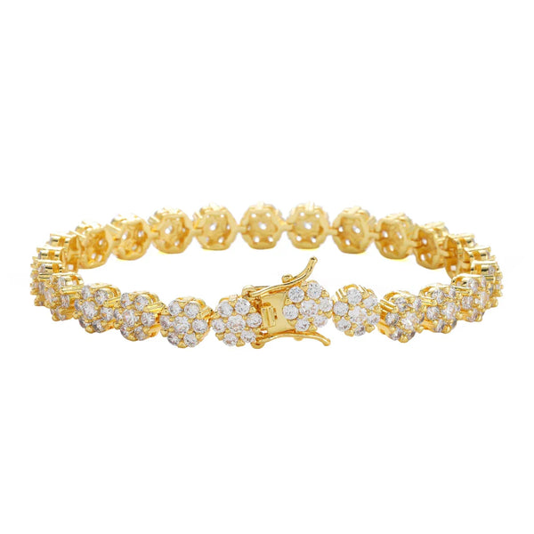 8mm Stud Cluster Bracelet