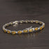 Yellow Pave Set Bracelet