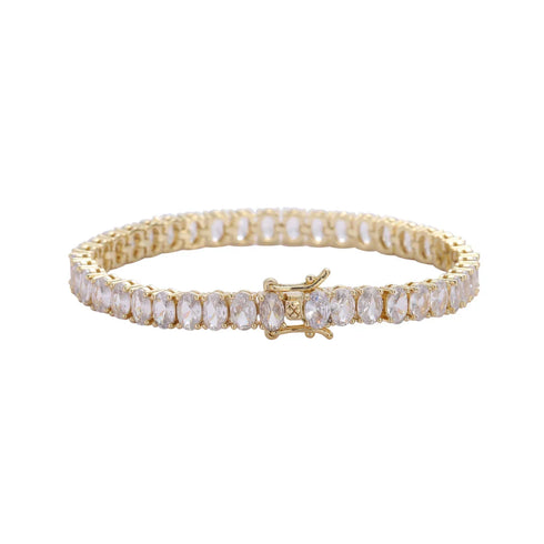 6mm Pave Cut Tennis Bracelet