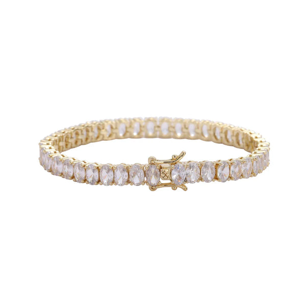 6mm Pave Cut Tennis Bracelet