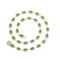 Emerald Baguette Link Chain