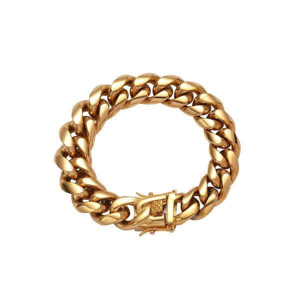 14mm Miami Cuban Link Bracelet