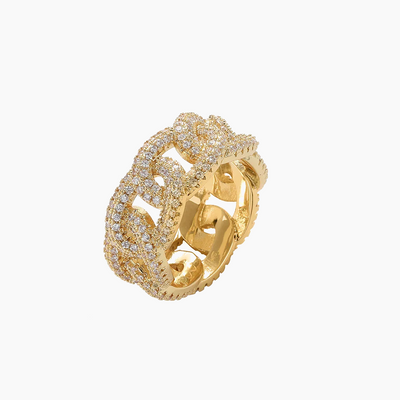 Iced Link Ring