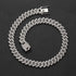 14mm Prong Set Cuban Link Chain