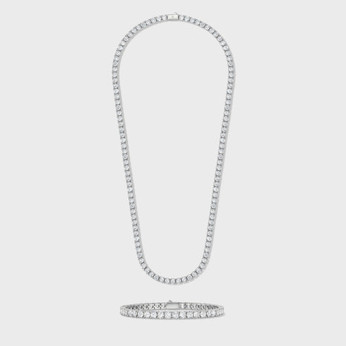 Tennis Chain + Bracelet - 5mm