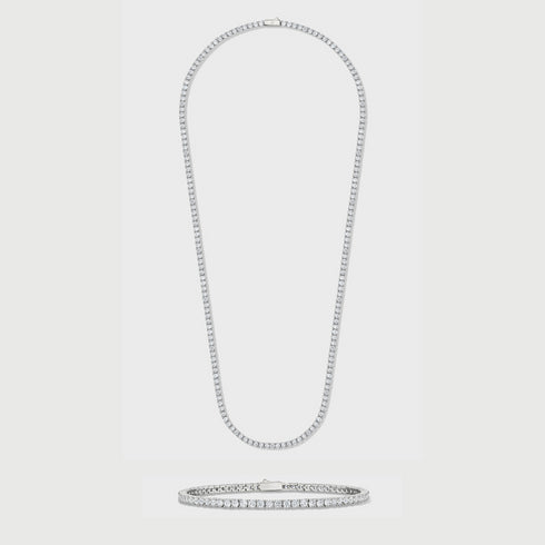 Tennis Chain + Bracelet - 3mm
