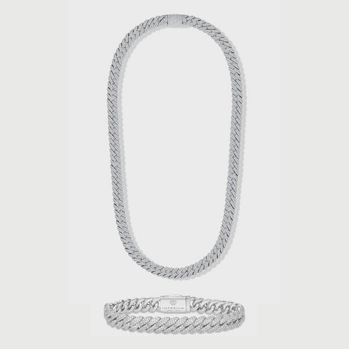 Iced Cuban Chain + Bracelet - 10mm