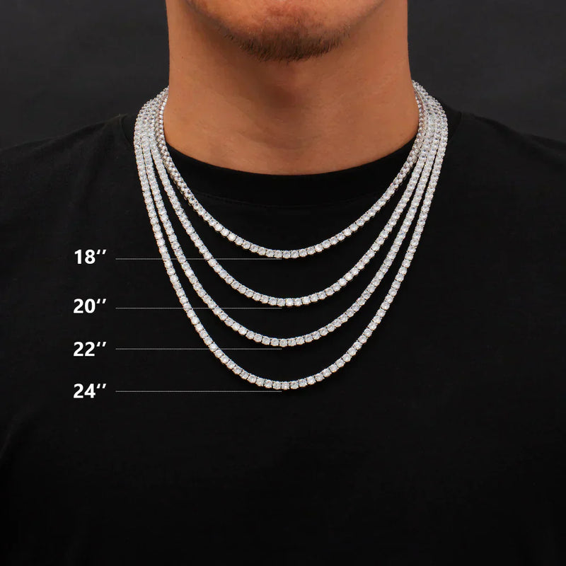 12mm Prong Set Cuban Link Chain